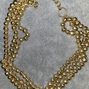 Vintage Monet Gold Multi-Strand Necklace